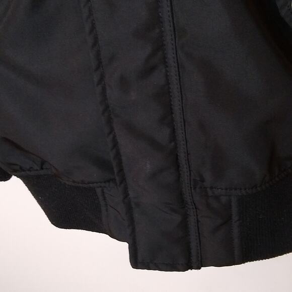 H&M juniors 13 /14 black hooded jacket. Warm - Picture 4 of 9